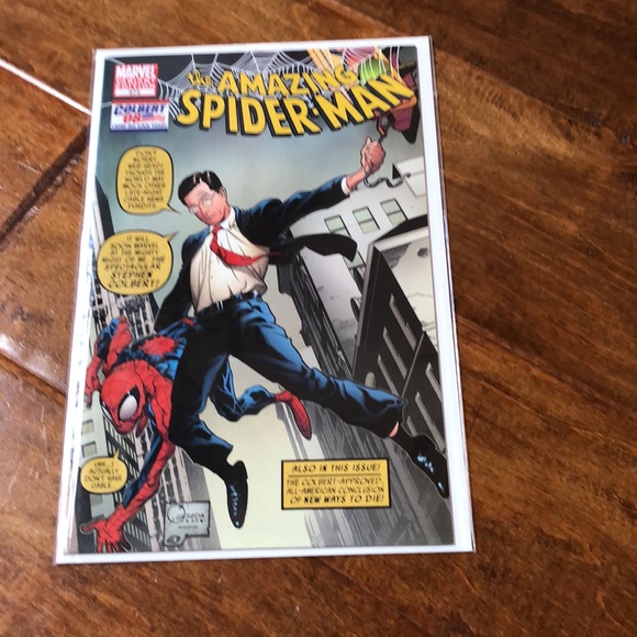Stephen Colbert Marvel the Amazing Spider-Man # 573 Variant Edition Comic Book - Picture 6 of 8